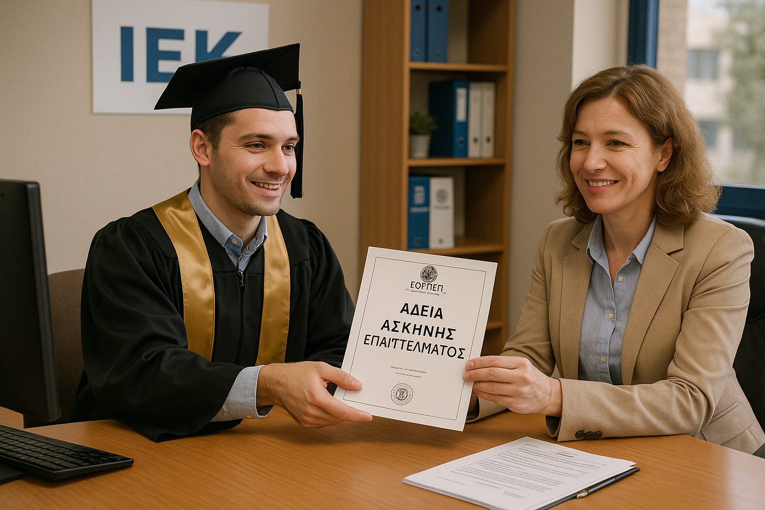 Άδεια ασκήσεως επαγγέλματος από τα ΙΕΚ