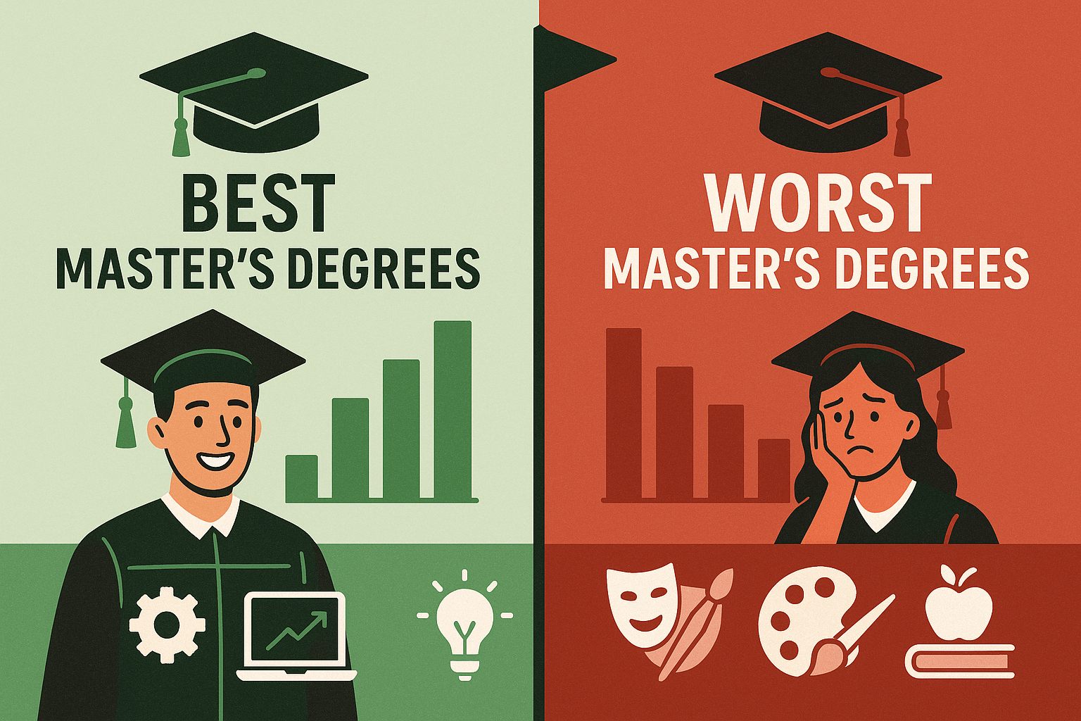 Τα καλύτερα και χειρότερα μεταπτυχιακά