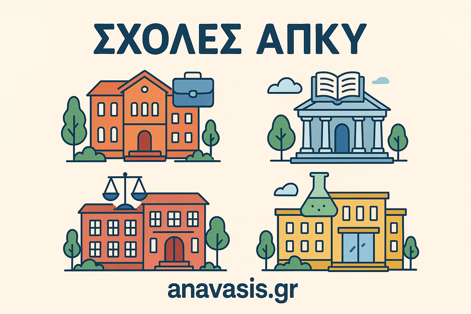 Εικόνες από σχολές ΑΠΚΥ